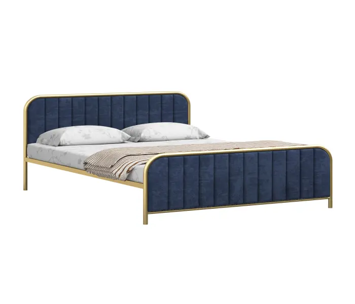 Metal Bed - Luminor BDH-250-2-1-99 Double Bed (GOLDEN)